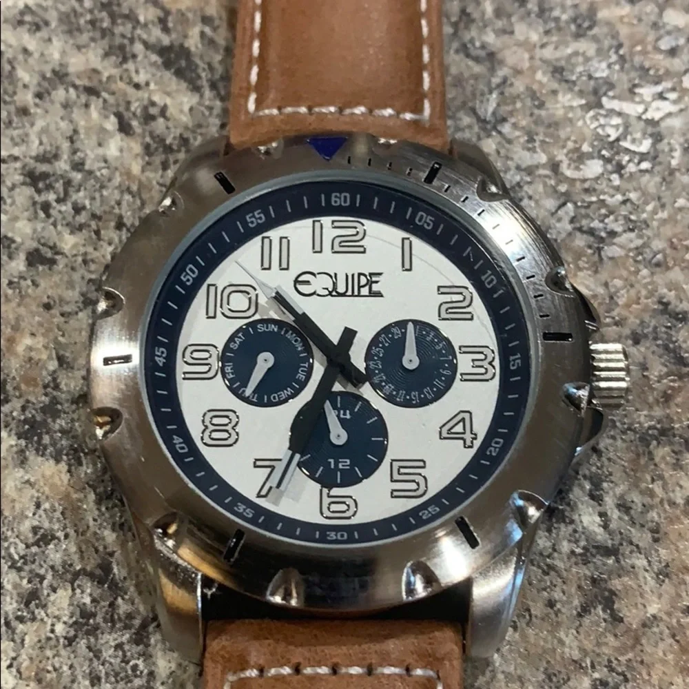 Equipe Turbo Genuine Leather - Band Watch